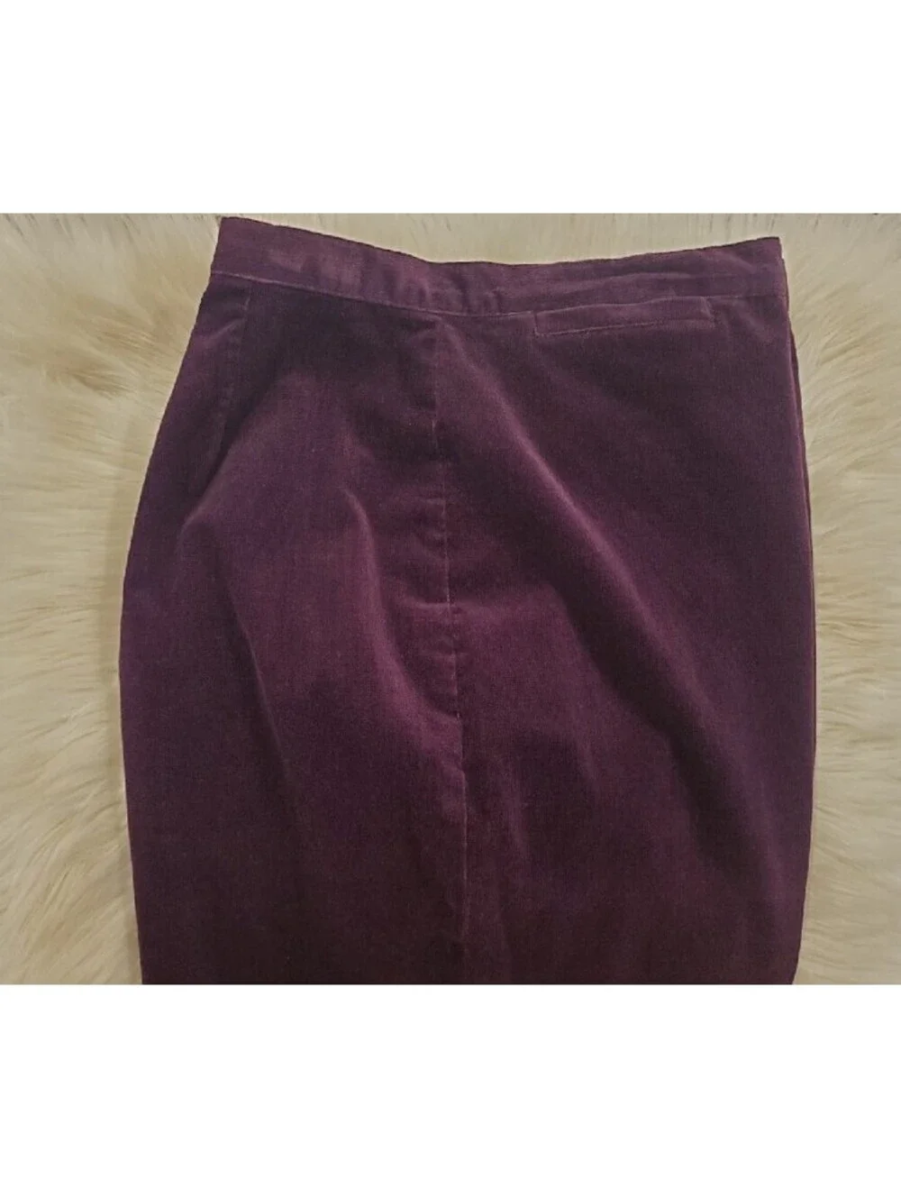 Maren Sport Stretch Purple Cotton Velvet Corduroy Pants Vintage *Read*